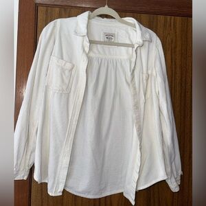 White AE corduroy jacket